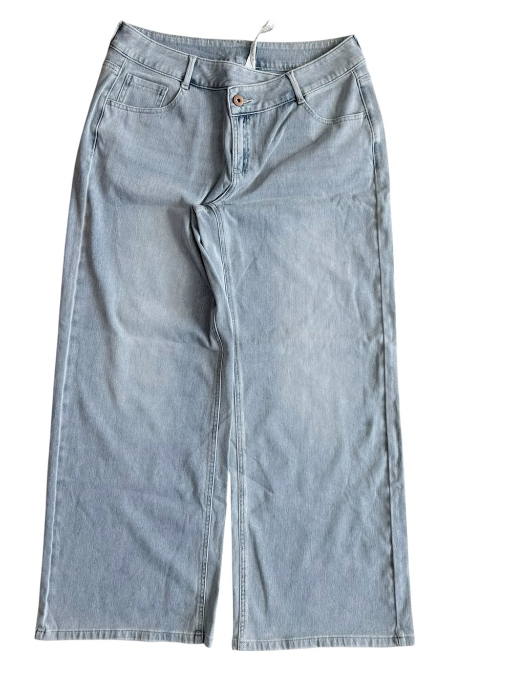 Halara Flex™ Asymmetric Low Rise Baggy Wide Leg Casual Jeans M Medium NWT - Picture 5 of 15